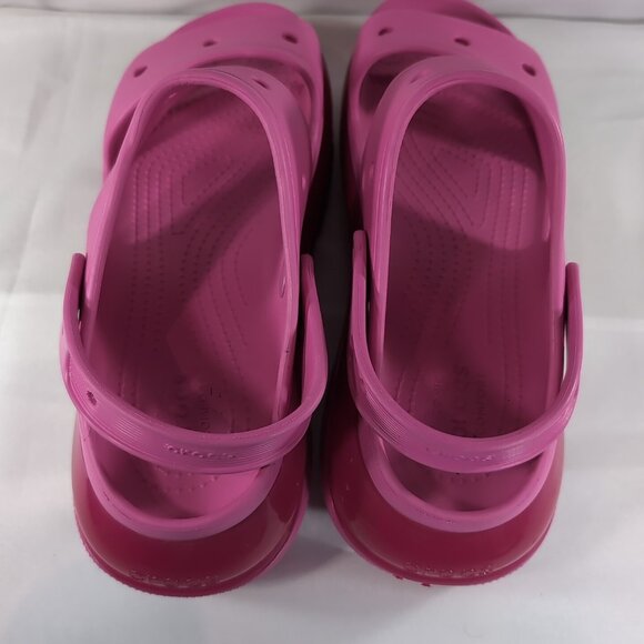 Crocs Classic Mega Crush Juice Pink Unisex Sandals 11 M11/W12.5 207989 Platform - Picture 11 of 16